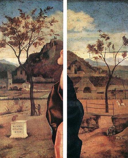 Giovanni Bellini Madonna and Child Blessing oil painting picture
